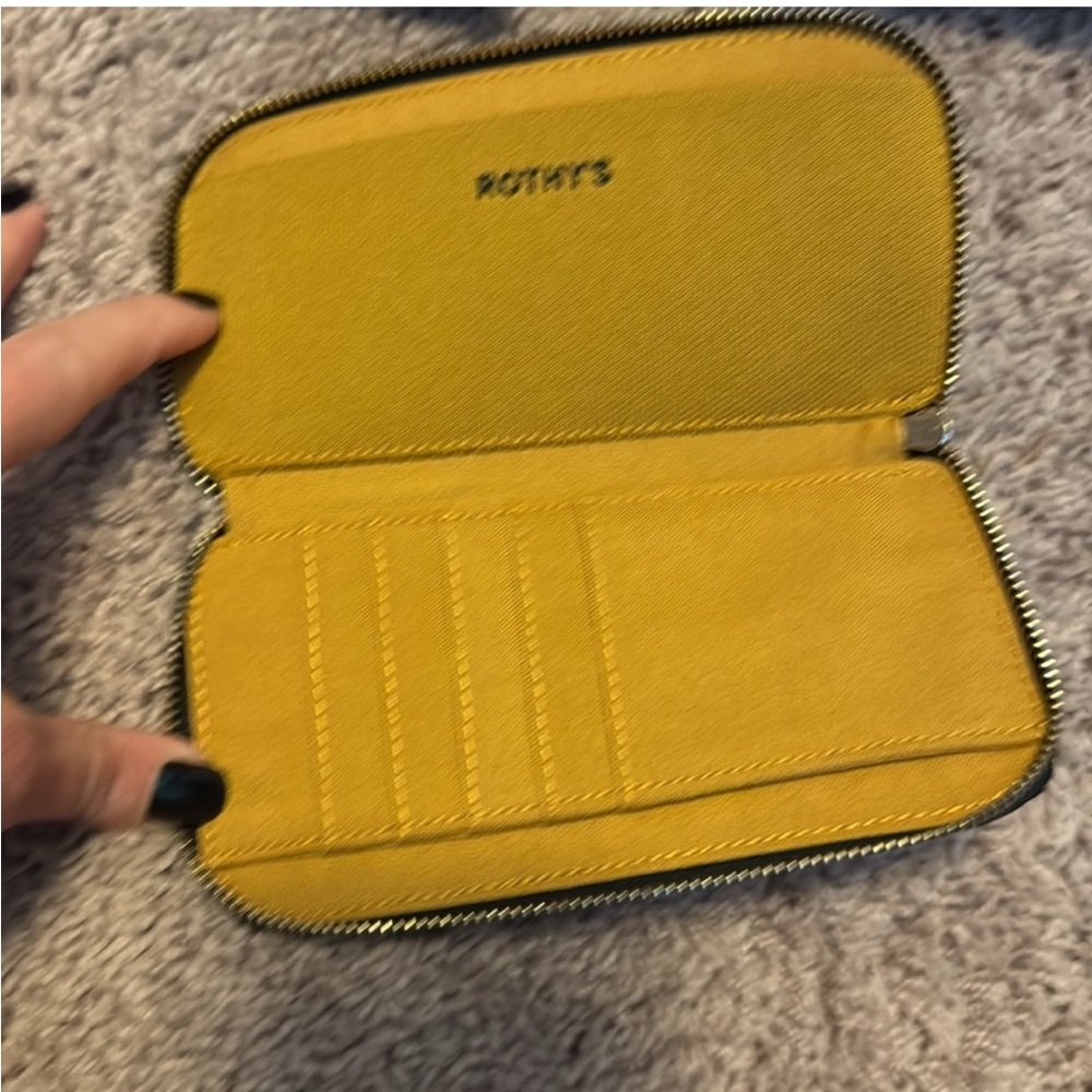 Rothy's Vibrant Yellow Cardholder Wallet